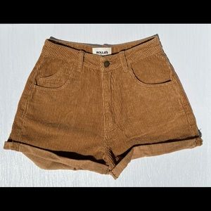 Rolla’s Tan Corduroy Shorts Size 24